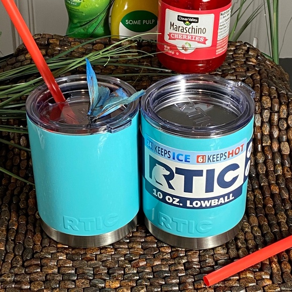New! RTIC Set STAINLESS STEEL TUMBLERS WITH LIDS. 1st Gen! RTIC - Picture 11 of 11